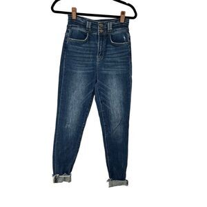 Mica Super High Rise‎ Raw Hem Skinny Jeans Sz 26 Women’s